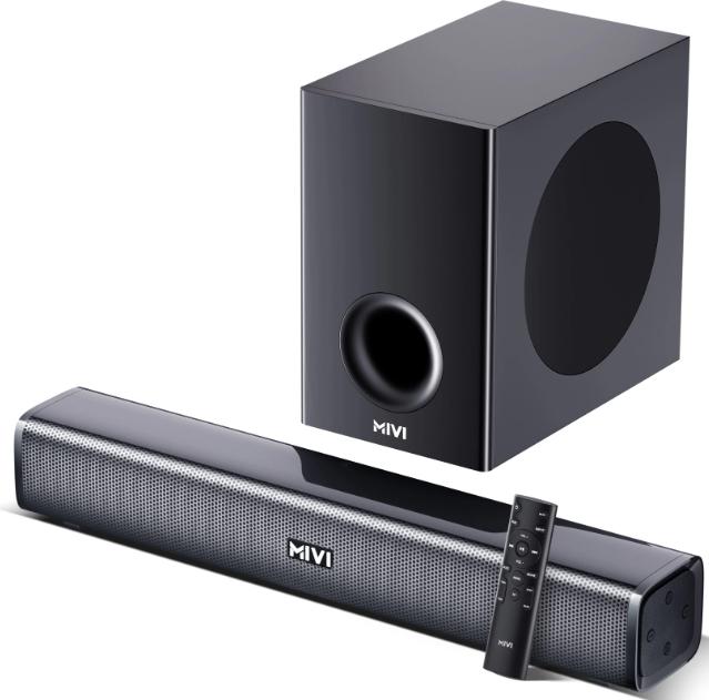 Mivi Fort H120 Soundbar with Subwoofer and Remote