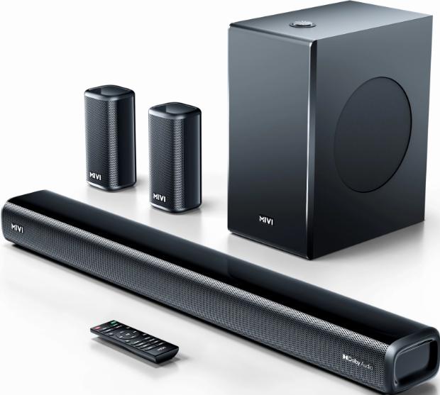 Mivi Fort H750 Soundbar with subwoofer and satellite speakers